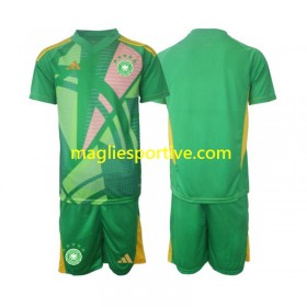 Completo Calcio Germania Portiere Bambino Divisa Terza 2024-2025